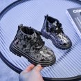 thumbnail image 5 of YOUYEDIAN Girls Boots Casual Fashion Lace Up Zipper Waterproof Ankle Leather Booties, 5 of 5