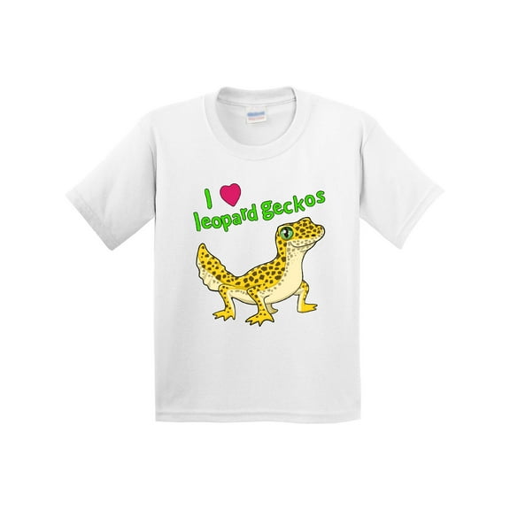 Inktastic I Love Leopard Geckos Youth T-Shirt