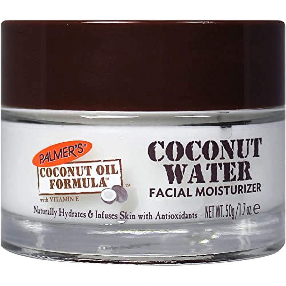 Palmers Coconut Water Facial Moisturizer 1.7 Ounce Jar (2 Pack)