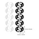 thumbnail image 2 of unbranded 10 Pares De Earhook De Silicona Para Auriculares Protectores Deportivos Multicolor, 2 of 8