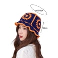 thumbnail image 5 of Cheers.US Women Hollow Out Beanie Handmade Crochet Knitting Flower Pattern Hat Turban Cap for Outdoor, 5 of 5