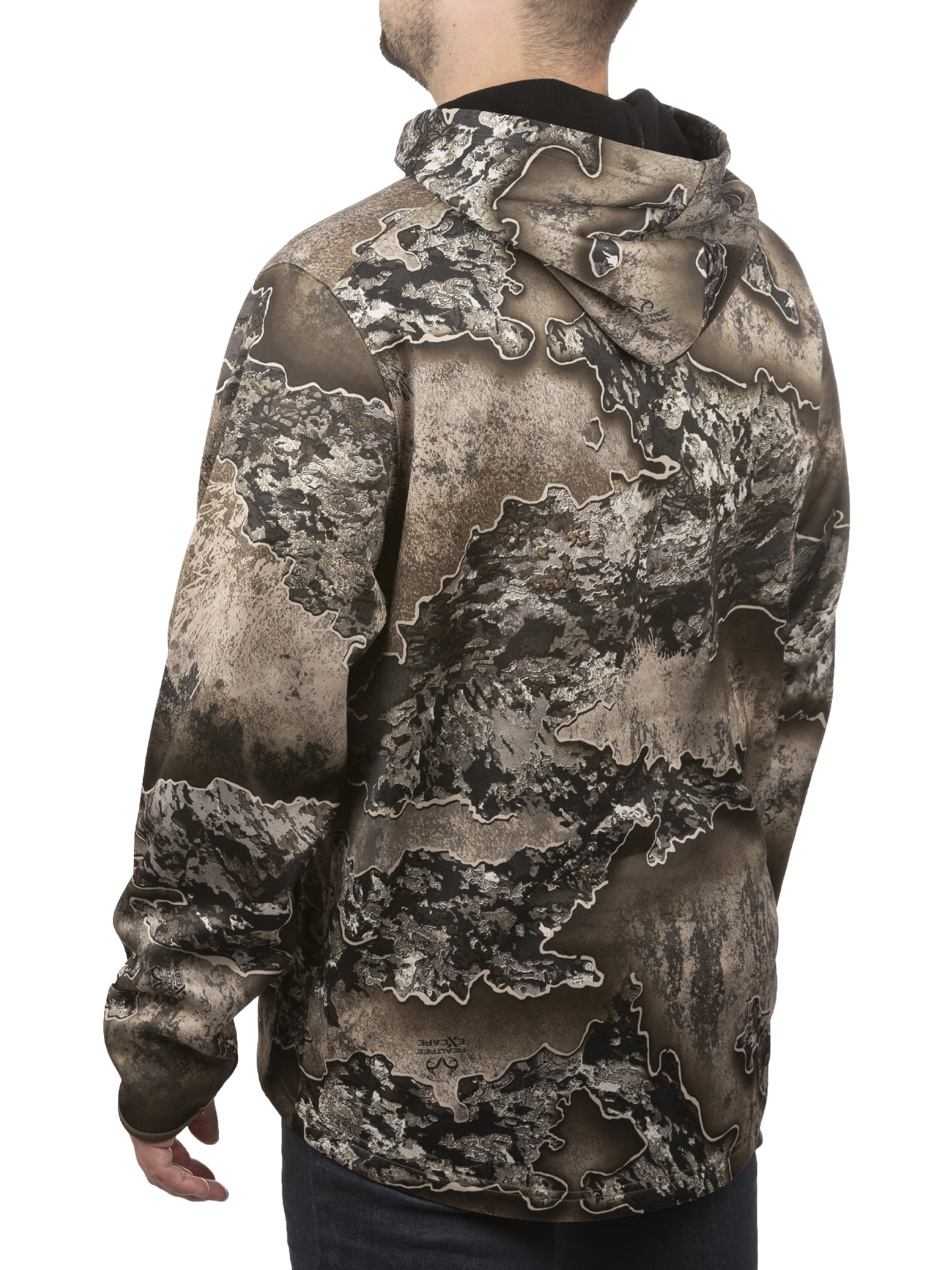 Realtree Mens Excape Arrowood Performance Hoodie