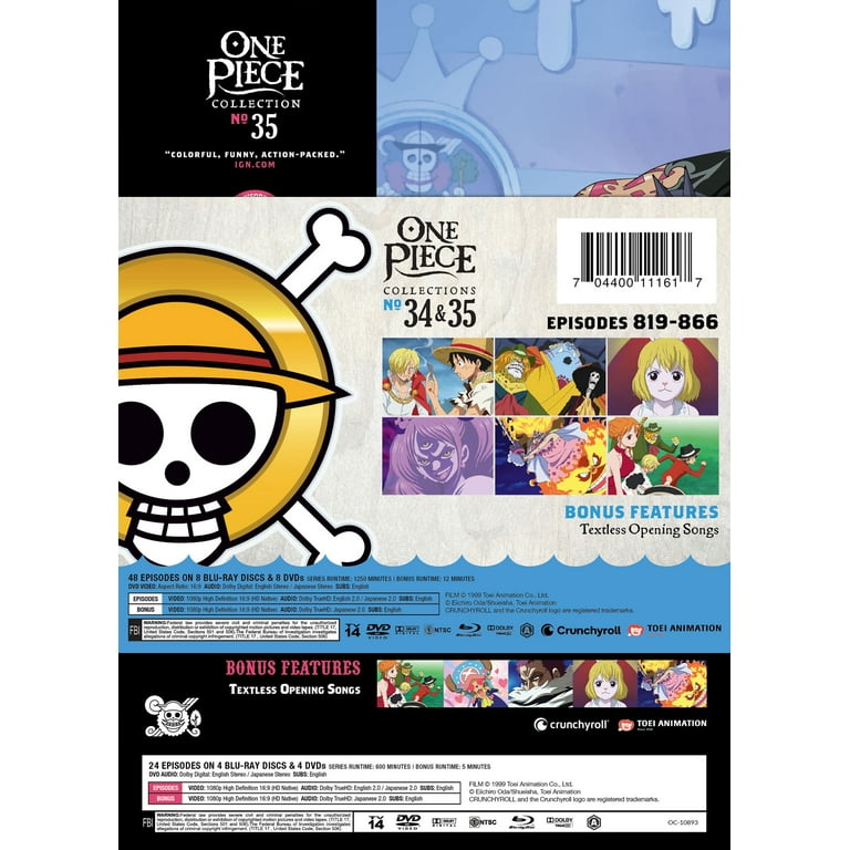 One Piece Bundle #34-#35 (Walmart Exclusive) (Blu-ray + DVD