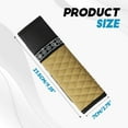 thumbnail image 2 of 2 PCS Bling Car Seat Belt Cover Pad, Breathable Leather Seat Belt Covers for Cars, Soft Comfortable Seat Belt Shoulder Strap Covers, Rhinestone Auto Seat Belt Protector Cushion, Beige, 2 of 12