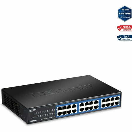 UPC: 0710931610215 | TRENDnet TEG-S24Dg 24-port Gigabit GREENnet Switch(Metal Desktop) w/ internal power
