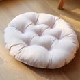 thumbnail image 1 of Futon Patio Seat Cushion Solid Floor Pillow Solid Floor Pillow Reversible Chair Cushion With Ties Tatami Pad for Living Room Sofa Balcony Outdoor, 1 of 8