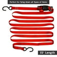 "SelfStoring NeatStrap Ratchet Strap 1 in x 15 ft 4 Pack