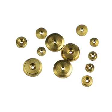 Hermle Clock Metric Hand Nut American Sizes Assortment 12 Pieces Brass