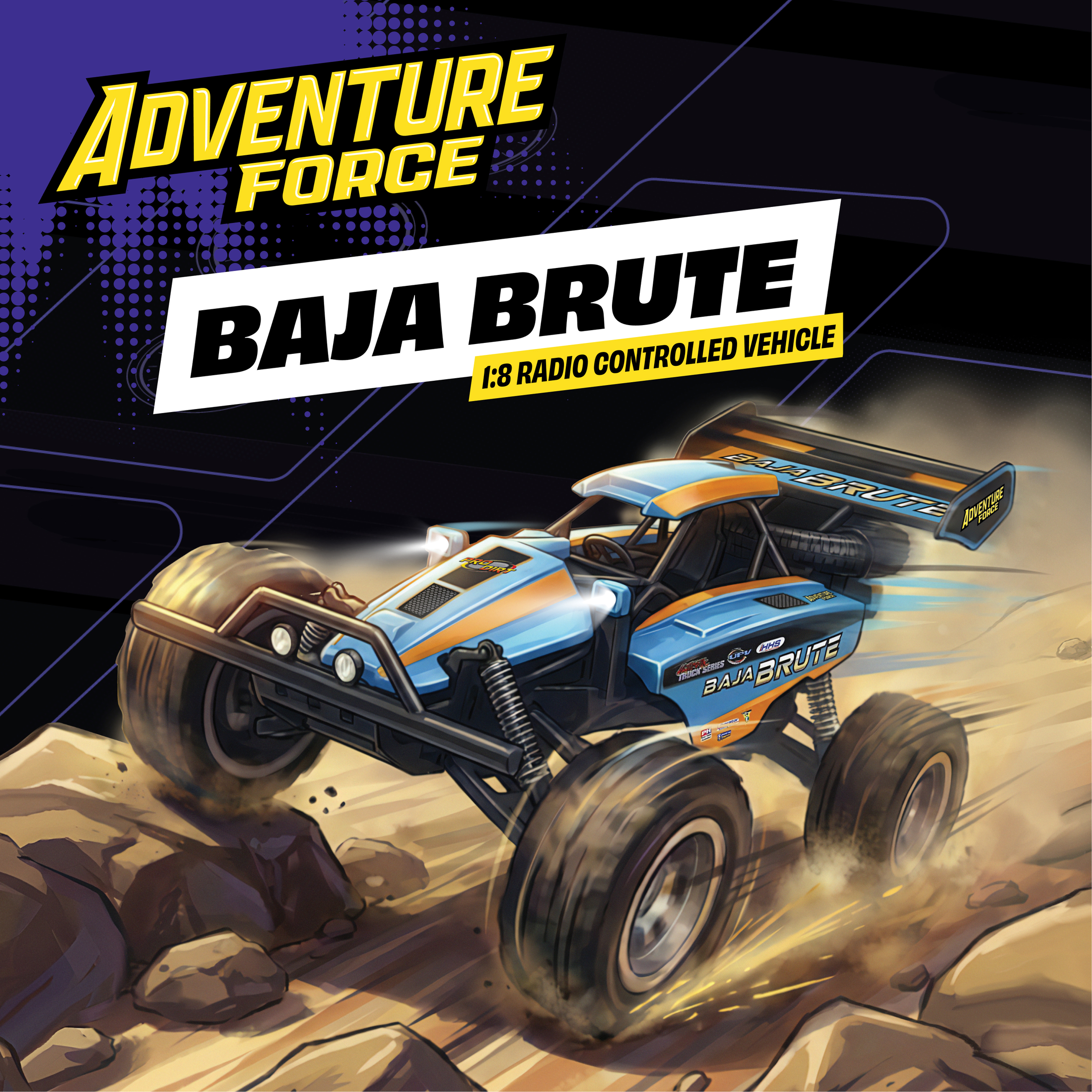 Adventure Force 1:8 Baja Brute Radio Controlled Vehicle photo 2