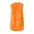thumbnail image 5 of Idoravan Womens Wool Vests Outerwear Women Faux Fur Fleece Coat Fall and Winter Fashion Warm Jacket Vest Orange XL, 5 of 5