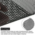 thumbnail image 5 of Uxcell 2Pcs Plastic Mesh Canvas Sheet 6 Count 50 cm/ 20 inch for Crochet Bag Making Crossbody Bag Blank Canvas, Black, 5 of 7