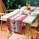 thumbnail image 3 of Advancent Camino de de Navidad muñeco de nieve hermosos manteles individuales a prueba de polvo mantel bordado hogar vacaciones fiesta boda diseño Kits de decoración para fiestas Alce 35*300cm Advancent HA068328-05, 3 of 6