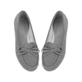 thumbnail image 2 of Summer Saving Clearance! Itsun Womens Dress Shoes Woman's Fashion Comfortable Round Toe Low Heels Shoes Bowknot Solid Color Casual Shoes Gray US Size 9, 2 of 5