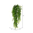 thumbnail image 3 of Vickerman 31" Vert Mini Feuille Suspendu Buisson 2/Pk UV - FI181101, 3 of 3