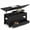 Black Side open, variant on Huisuilinss Lift Top Coffee Table With Hidden Storage,Farmhouse Coffee Table,Convertible Center Table,Wood Dining Table With Open Storage Shelf,2 Drawers For Living Room Home Office