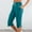 Sky Blue, variant on Capri Pants for Women Summer Casual Dressy Yoga Capris High Waisted Side Slit Pull On Capri Leggings with Pockets