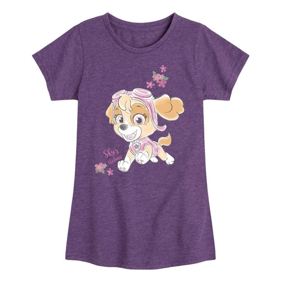 Paw Patrol - Skye Is The Limit - Toddler And Youth Girls Short Sleeve Graphic T-Shirt