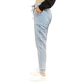 thumbnail image 2 of Lappel Women's Athletic Yoga Jogger Sweatpants with Pockets Soft French Terry Athleisure Capri, 2 of 4