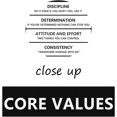 thumbnail image 4 of Core Values Inspirational Wall Art for Office Decor Inspirational Theme Poster Motivational Canvas Painting Prints Artwork Wall Pictures for Living Room Home Decor Wooden Framed[12'' X 18''], 4 of 6