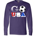 thumbnail image 3 of Inktastic Go, USA- Soccer, Football Long Sleeve T-Shirt, 3 of 5