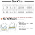 thumbnail image 2 of successthop Womens Bralette Daisy Floral No Wire Push up Bras Padded Snap Front Close Wide Strap Longline Corset Top Full Coverage Crop Tank Top Comfort Shapewear Brown 38/85C, 2 of 4
