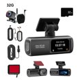 thumbnail image 1 of Ruiboury Dash Cam Front Rear Dash Camera 4K/1080P Recorder Dash Cam 4K Dash Cam G-sensor 32G Card, 1 of 6