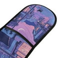 thumbnail image 4 of Yayeee Double Oven Mitt Kitchen Heat Resistant Baking 35" x7" Quilted Glove, Cat Walking in Street, 4 of 6