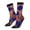 2 Black-1, variant on Vintage USA Flag Print Adult Socks for Men & Women,Calf Socks, Ankle Socks,Boots Socks,Breathable Casual Sock,Unisex Crew Socks