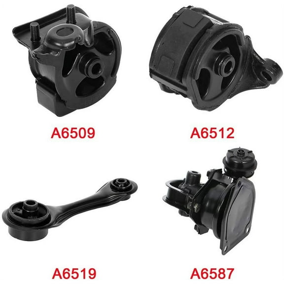 CCIYU Engine Motor Trans Mounts A6512 A6587 A6519 A6509 Set of 4 fit for Honda for Accord 1990 1991 1992 1993 2.2L