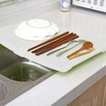 Dish Drain BoardDish Drying Tray with Side Drop Slope Diversion17.5 x