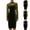 A04 Army Green, variant on Wedding Guest Dresses For Women Elegant Velvet Bodycon Dress with Sheer Lace Long Sleeves High Neck Midi Cocktail Dress Party, Evening, Formal Clothes