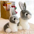 thumbnail image 2 of Simulation/ Cute/ Soft/ Rabbit Plush Toy/ Simulation Cartoon Rabbit Doll/ Car Accessories/ Children's Birthday Giftgrey20cm Deng Xun unisex, 2 of 2
