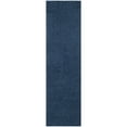 thumbnail image 4 of SAFAVIEH Laguna Neven Plush Solid Shag Area Rug, Blue, 6'7" x 6'7" Square, 4 of 7
