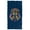 blue, variant on Harry Potter Hogwarts Multi-Colored Floral Crest Officially Licensed Beach Towel 30' X 60'