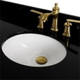 thumbnail image 3 of 61 in. Single Wooden Vanity  Dark Gray Black Galaxy Granite Oval Sink, 3 of 13