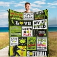 thumbnail image 1 of LHSHID Flannel Fleece Blanket American Football Field Green for Bedroom Couch Travelling Comfortable All Season Air Conditioning Blanket for Adult Chidern 30x40in, 1 of 6