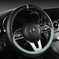 thumbnail image 2 of All-Nappa Leather Steering Wheel Cover Leather Steering Cover All-season Universal Breathable Car Handle Protective Case, 2 of 9