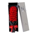 thumbnail image 3 of Ramo de flores de jabón de rosas, decoración del día de San Valentín en caja de regalo, ramo floral de centro de mesa para parejas de aniversario de, 3 of 8