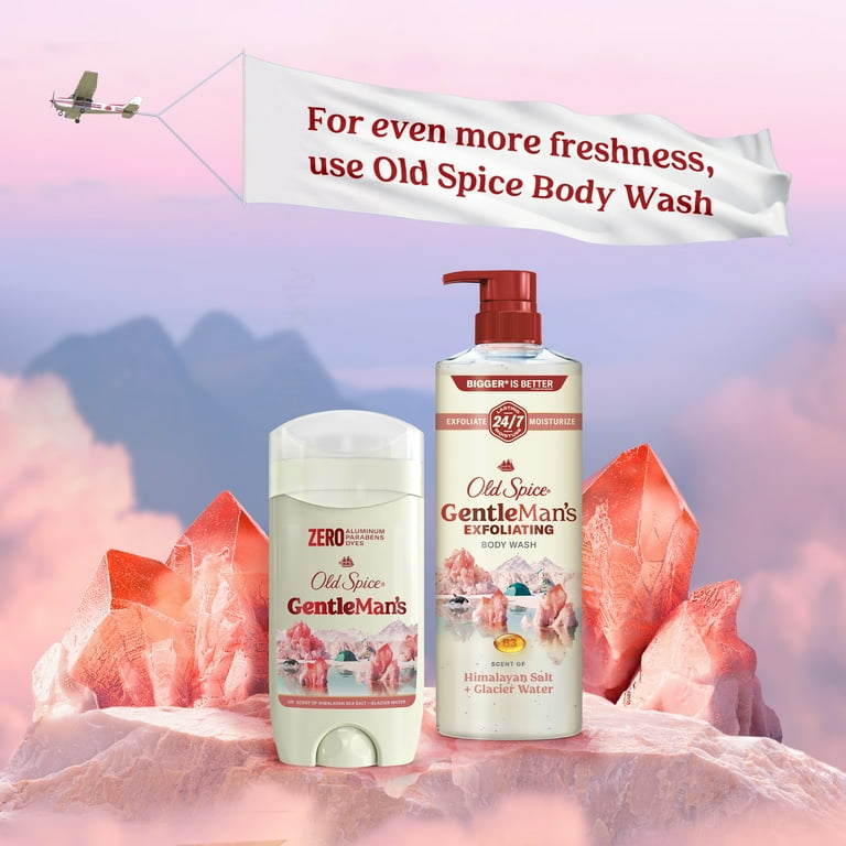 3 pack) Old Spice Aluminum Free Men's Deodorant, Gentleman's Blend