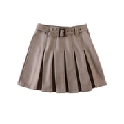Smith's American Girls' Belted Scooter Skirt - khaki, 16 (Big Girls)