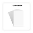 thumbnail image 3 of Universal M9-35615 100 Sheet 5 in. x 8 in. Unruled Scratch Pads - White (12/Pack), 3 of 8