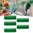 thumbnail image 4 of Comedero para pájaros accesorio de alimentación colgante caja de comida para pájaros plástico seguro y práctico para jaula de pájaros loros de jardín, 4 of 8