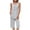 Grey, variant on LEKDFST Women Pajamas Sets Loungewear Soft Sleepwear Two Piece Summer Sleeveless Pjs Tank Top Pants with Pocket Grey L
