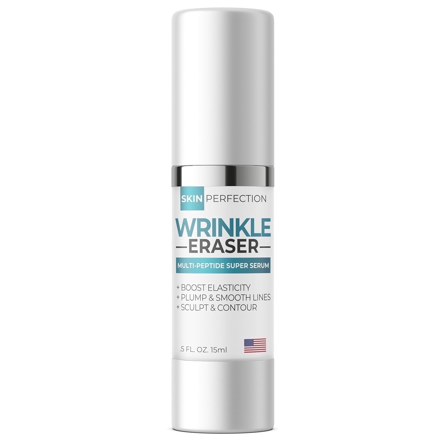 Skin Perfection Wrinkle Eraser Supercharged Peptide Serum + Hyaluronic Acid 0.5 fl oz