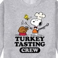 thumbnail image 3 of Peanuts - Turkey Tasting Crew - Men's Crew Neck Fleece Pullover, 3 of 6