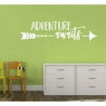 thumbnail image 5 of Adventure Awaits with Arrow Vinyl Lettering Art Wall Sticker Home Décor 36x10-Inch White, 5 of 6