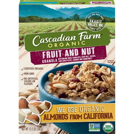Cascadian Farm Organic Fruit and Nut Granola, 13.5 oz