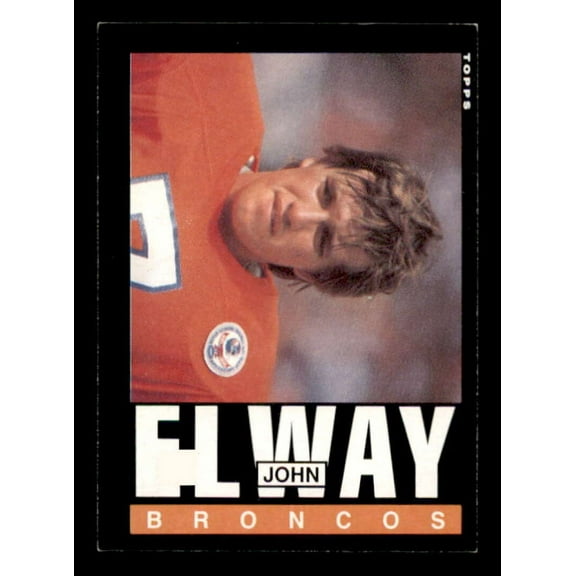 John Elway Card 1985 Topps #238