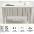 thumbnail image 4 of Set of 2 Nightstand with Charging Station, Modern Bedside Table with Fluted Drawer and Storage Shelf, End Side Tables Living Room for Bedroom, Office (Beige), 4 of 15