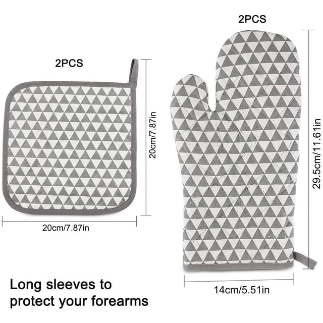 2 guantes para hornear en microondas + alfombrilla. Adepaton YQ-2655
